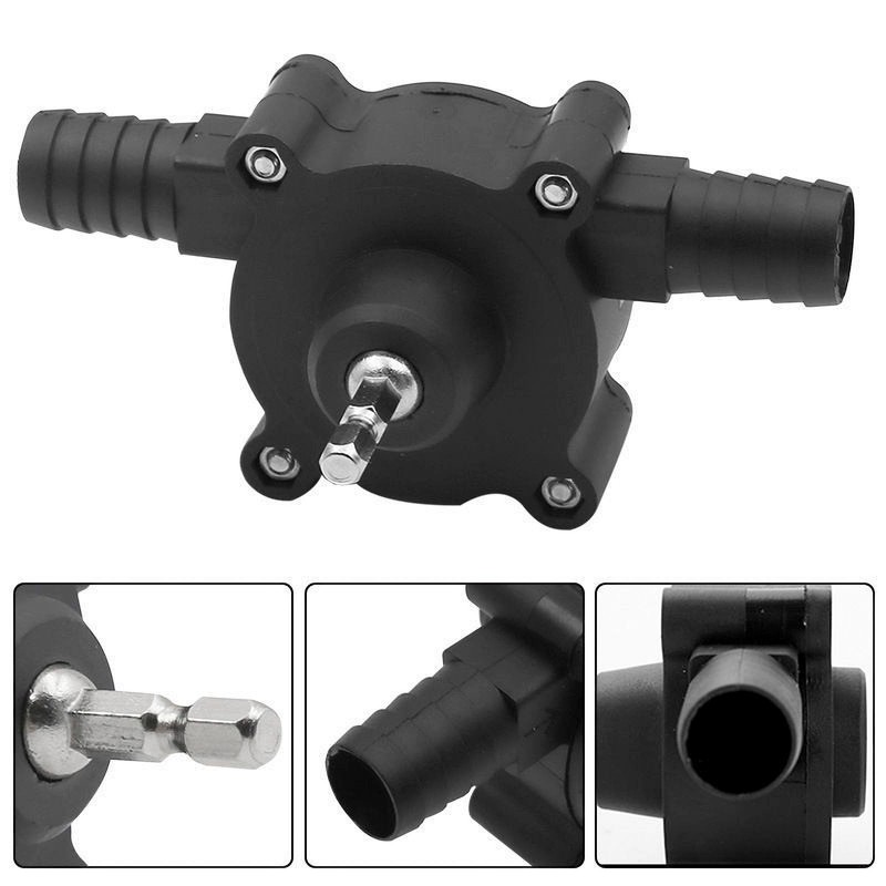 Audio Fan Mini Pump, Electric Drill Driven Pump, Portable, Self-Priming