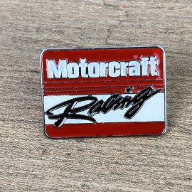 Ford Motorcraft Racing Lapel Pin Red White & Black Colors