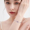 Butterfly Bracelet Sterling Silver Purple Butterfly Bracelet Animal Jewelry for
