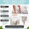 Extra Large Square Shower Mat Non Slip - Soft Loofah
