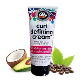 So Cozy Curl Defining Cream (5 Fl Oz) Kids Curl Cream for Curly Hair, Adds Definition, Shine & Bounce, Hair Cream for Wavy, Coily and Curly Hair, Enriched with Vitamins, Castor Seed, & Avocado Oil
