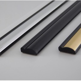 Trim-Gard 1/2" Half Round with a Bead Wheel Well Molding Trim (All Black, 50 Feet)