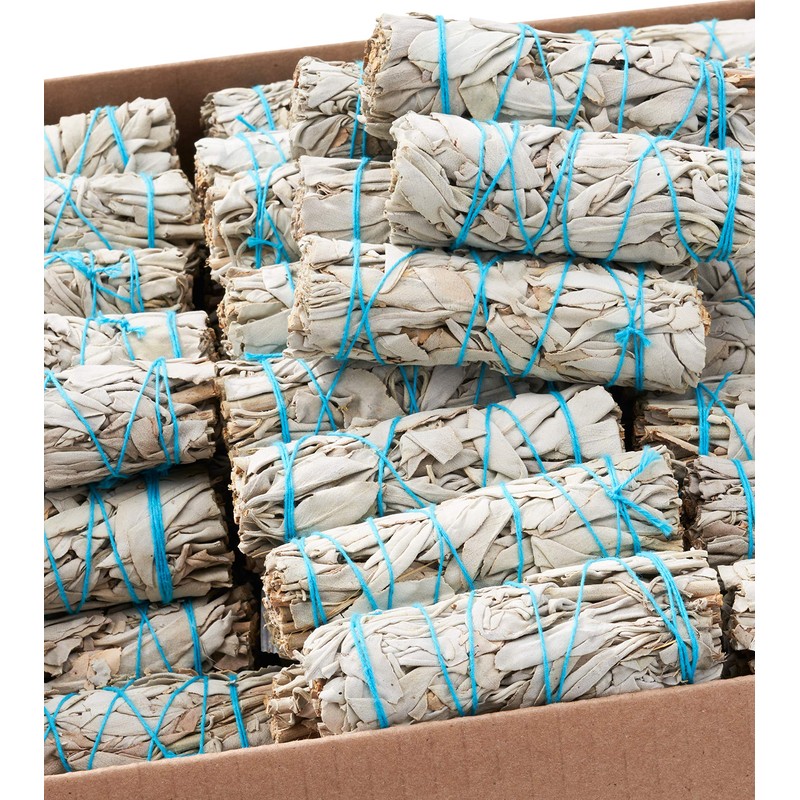 50 White Sage Smudge Sticks 4" ~ Sustainably Harvested ~