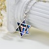 SEIYANG Star of David Necklace Sterling Silver Messianic Jewish Pendant