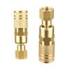 RayMagic Upgraded 1/4'' NPT Air Hose Fittings, 1/4 Inch Brass