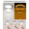 Matane 2Pack Dimmable Flush Mount Ceiling Light Fixture with Night