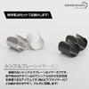 [silver KYASYA] 2-piece Set, Simple Ear Cuff, Long Stainless Steel