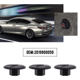 SING F LTD 50Pcs 4mm Unthreaded Plastic Nuts Black for Wheel Arch Trim Panel Splash Guard Undertray Bumper 2019900050 51711958025