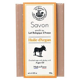 La Maison de Savon OB-PVP-7-4 Solid Soap Creamy Donkey Milk Soap Argan Oil 4.2 oz (120 g)