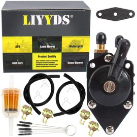LIYYDS Fuel Pump Compatible with Johnson Evinrude 385784 395712 398385 433390 438559 25hp 35hp 50hp 65hp 70hp 75hp 85hp 88hp 90hp 100hp 115HP 125HP 135HP 140HP 155HP 175HP 185HP 200HP 235HP Crosflow
