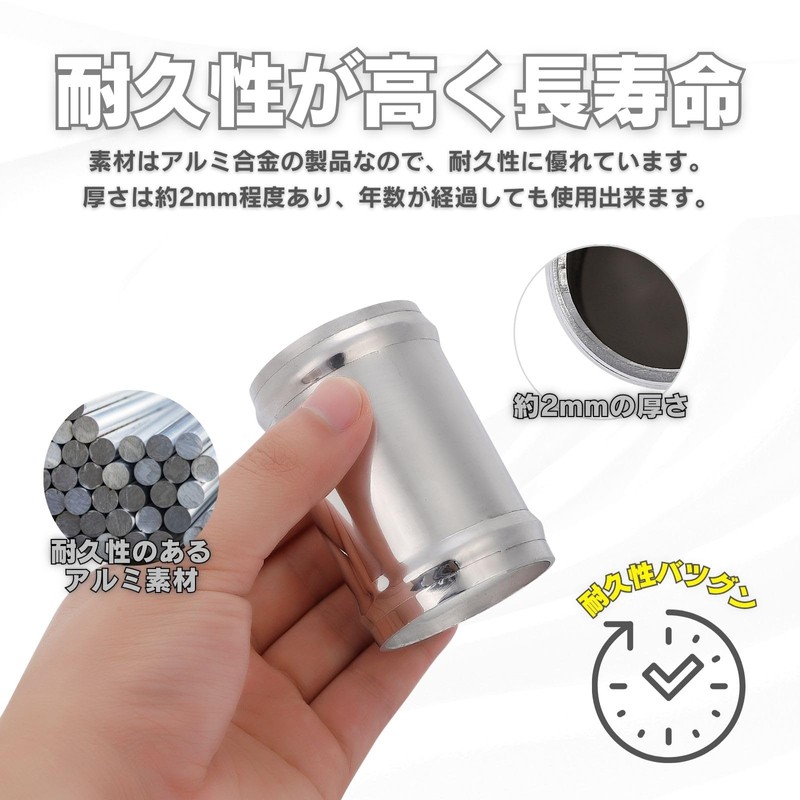 calm wish Aluminum Pipe Hose Car Joint Radiator Intercooler Plumbing