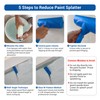 Nichiyo 4 Pcs 10 Inch Ceiling Paint Roller with Shield