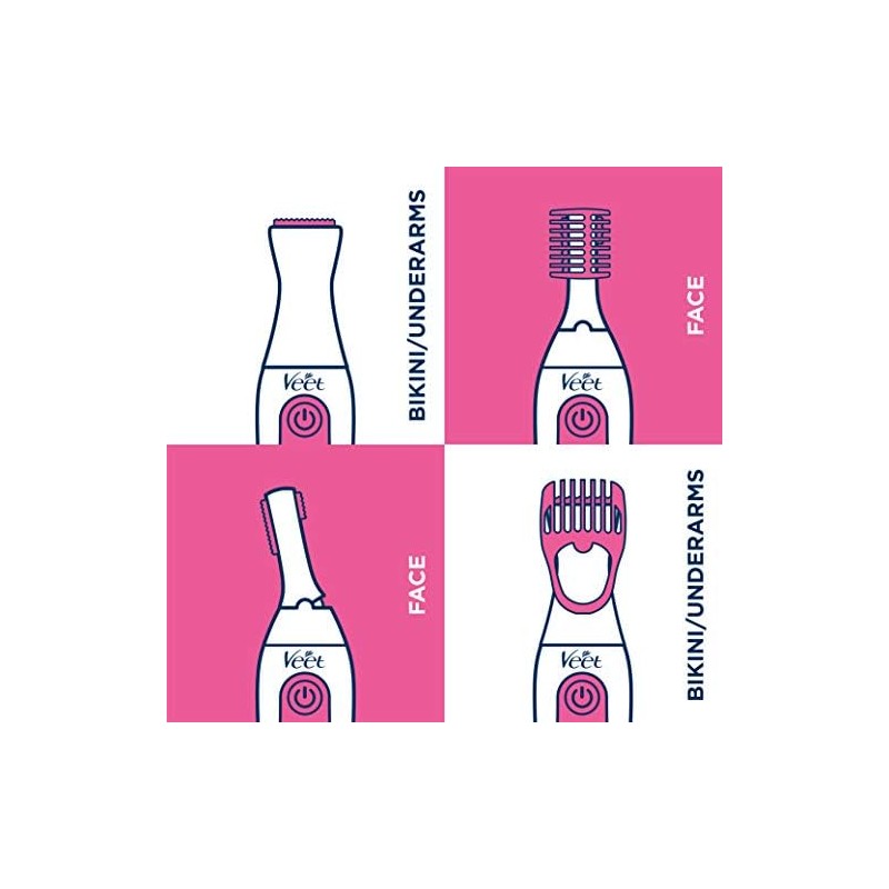 Veet - Sensible Precision Beauty Styler Expert, 1 unidad