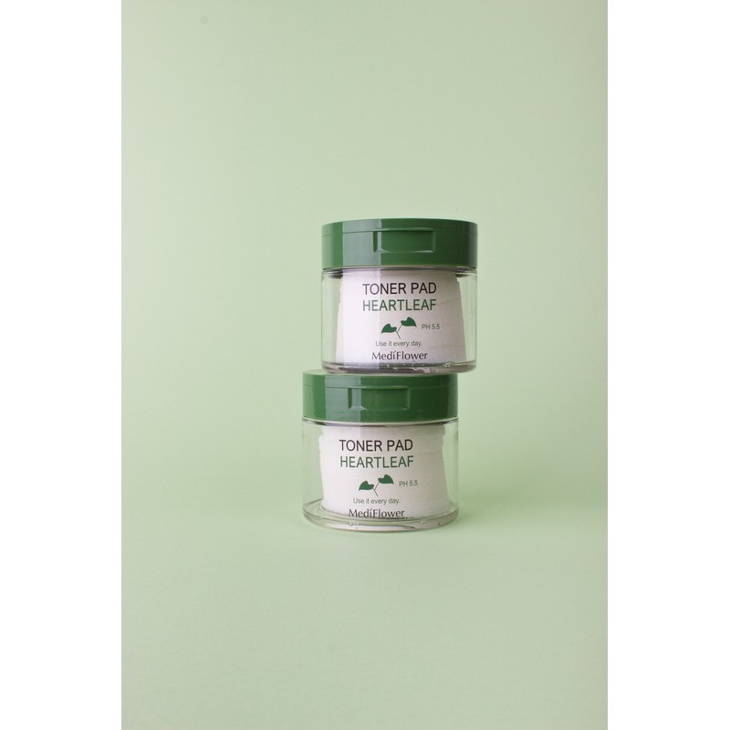 Mediflower Houttuynia cordata toner pads 180ml, 60 sheets / 메디플라워