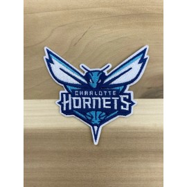 CHARLOTTE HORNETS EMBROIDERED IRON ON PATCH 3.0” X 3.0” FREE SHIPPING