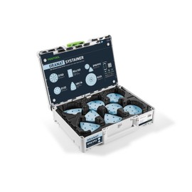 Festool 578196 Granat 3-1/2-Inch (90mm) and Delta 93mm Abrasive Systainer³ SYS-STF D90/V93 GR-Set