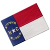North Carolina State Flag NC Patch Embroidered Iron On Sew