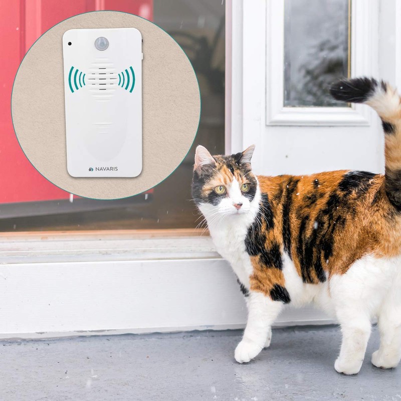 Navaris Doorbell with Motion Sensor Set - Includes Remote Control