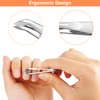 THRAU Mini Cuticle Trimmer for Manicure and Pedicure, Stainless Steel