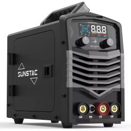 Sunstac 140A Flux Core MIG Welder, 110V Gasless Flux Core MIG/Stick/Lift TIG Welder
