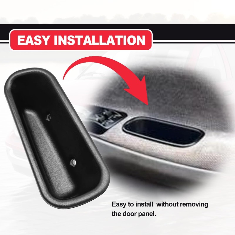 SYudwen Front Right Side Door Pull Handle Cup Trim for