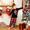 IFFEI Christmas Pajamas for Family Matching PJ's Sets with Letter