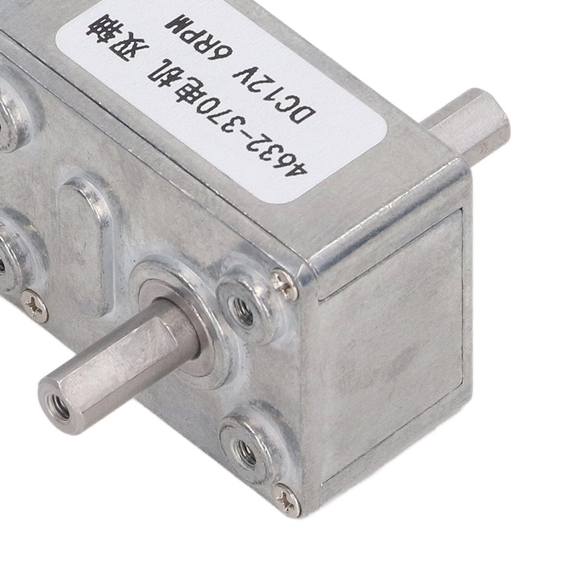 Turbo Worm Geared Motor 2 Shaft High Torsion Micro Gearbox