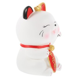 KICHOUSE Cute Fortune Cat Piggy Bank Decorative Vinyl Coin Box for Adults Birthdays Year and Holidays Encourages Saving Habits