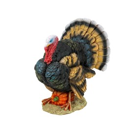 Design Toscano QM2373100 North American Turkey Statue,full color,Small