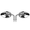 KZMPMT Motorcycle Mirrors M8 Rear View Side Handlebar Mirrors 360