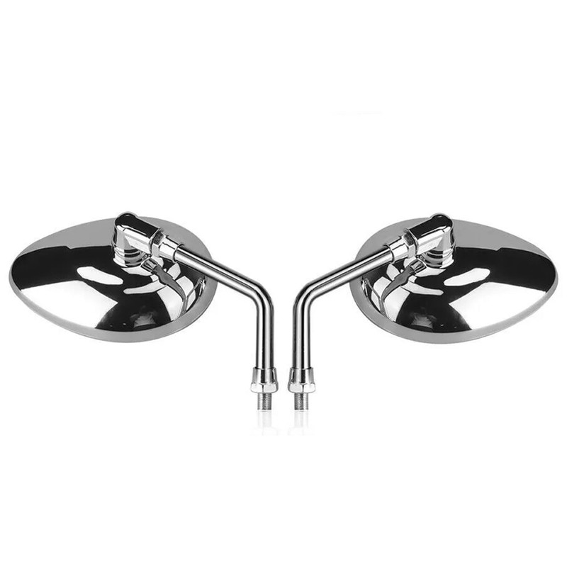 KZMPMT Motorcycle Mirrors M8 Rear View Side Handlebar Mirrors 360