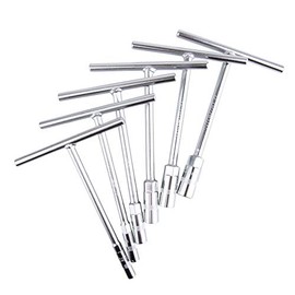 Tusk CR-V Steel Professional |Metric|Compact ATV/MX T-Handle Wrench Set 6, 8, 10, 12, 13, 14mm
