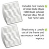 Carp On - Clear Boilie Stops 180 Pack (2 Frames