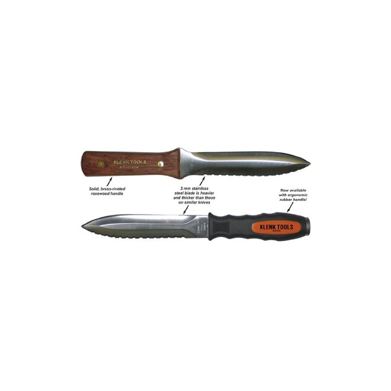 DA71000 KLENK TOOLS Dual Duct / Insulation Knife - Rosewood