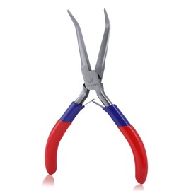 GOLD DEER Taper Lead Pliers Tapered Lead Pliers Vent Type Tapered Radio Pliers Vent Type Needle Removal Pliers No Groove Extra Fine Tool Needle Nose Pliers Micro Radio Pliers Fine Pliers for Crafts