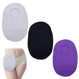 Benaewa 3 Pcs Ostomy Bag Covers, Reusable Colostomy Bag Covers for Men Women Ileostomy Urostomy, Nursing Accessories