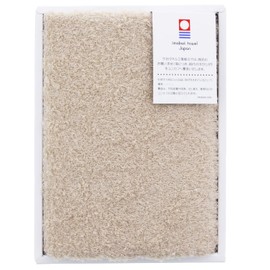 Imabari Factory Imabari Towel Certified Face Towel Gift Set, Made in Japan, Sand Beige, Approx. 31.5 x 13.4 inches (80 x 34 cm), Pack of 1