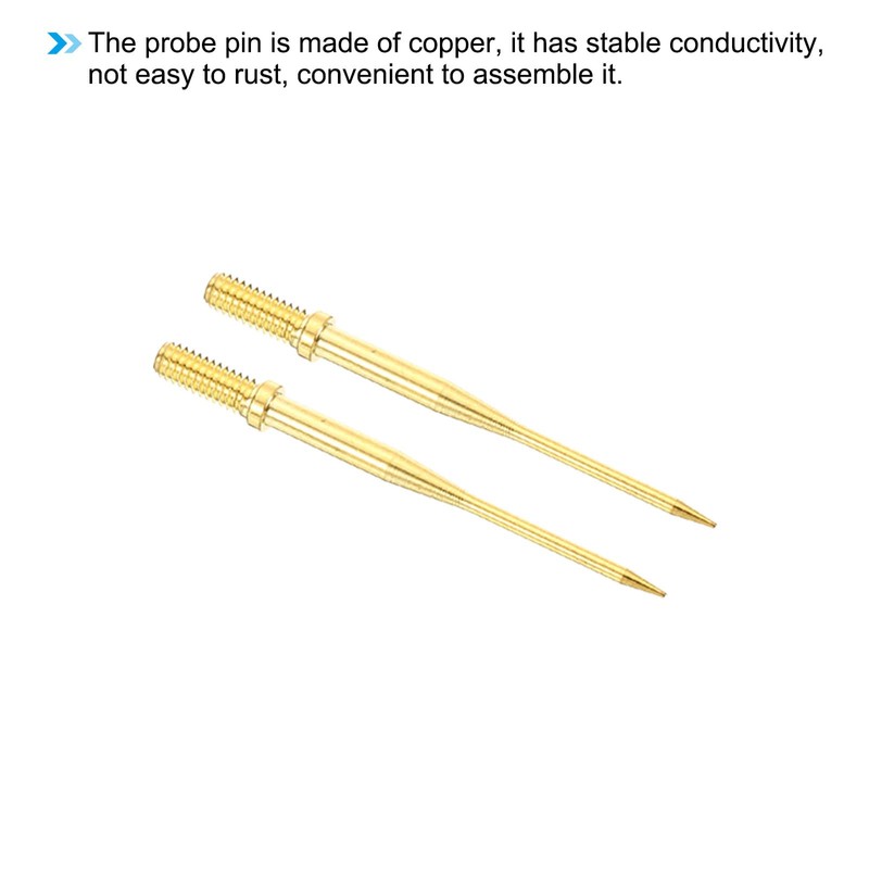 PATIKIL Test Probe Tweezers Copper Multimeter Test Lead Extension Probe
