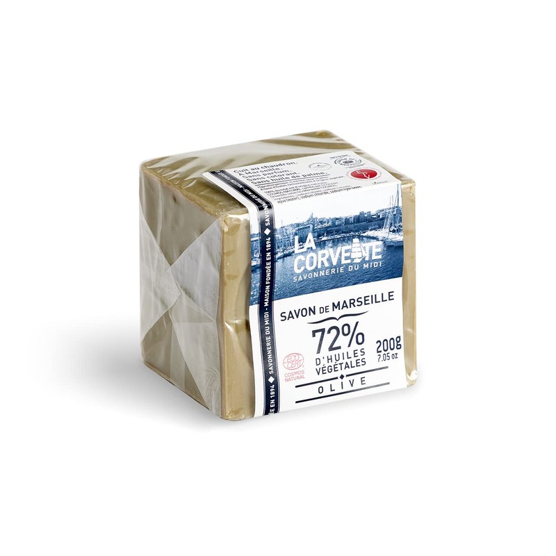 La Corvette Olive Marseille Soap Cube 200g