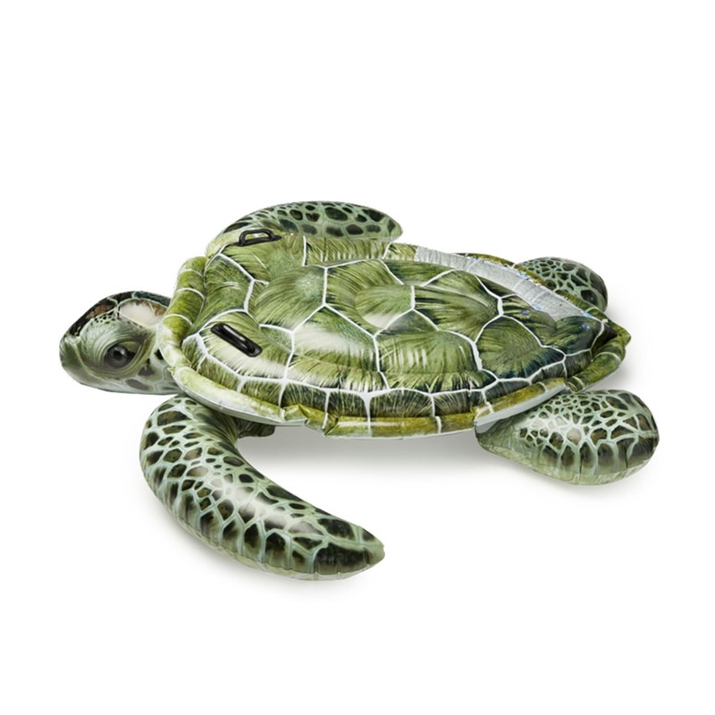 Intex Realistic Sea Turtle Inflatable Ride On Pool Float with