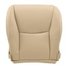 SecosAutoparts Front Driver Bottom Leather Seat Covers Light Tan Upholstery