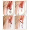 DAWZMR 12 Pairs Earring Backs for Droopy Ears, Secure Earring
