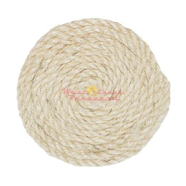 Twisted Sisal Rope in 3/8 Inch - 25 Feet - Strong, Vintage, Universal