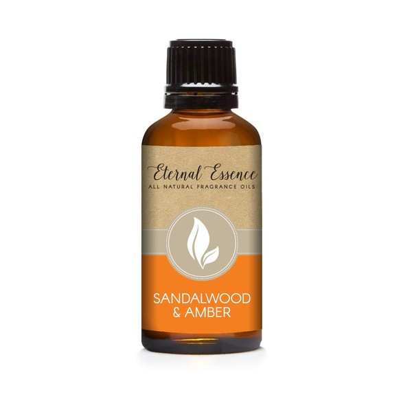 All Natural Fragrance Oils - Sandalwood & Amber - 30ML