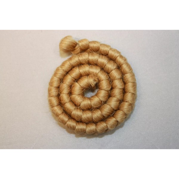 All Cooped Up Fawn Curly Crepe Wool Theatrical Hair