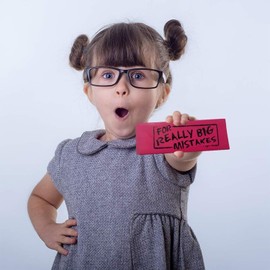 6" Long X 2" Wide X 1" Thick Large Novelty Pencil Eraser