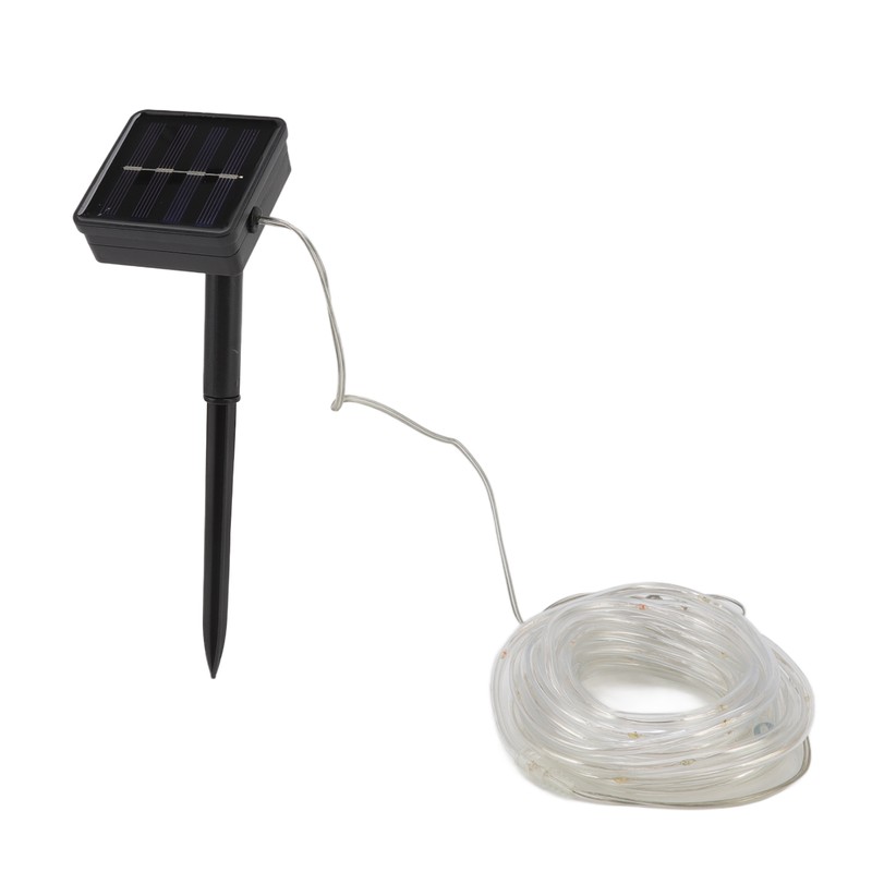 Solar Rope String Lights Waterproof Low Voltage LED Light Beads