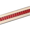 Anthoni Crown Women's Leather Belt, White
