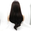 Brown Synthetic Wigs for women Long Natural Wavy Wig with