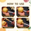 Cuisipro Apple Corer Stainless Steel Apple Corer, Easy Removal of